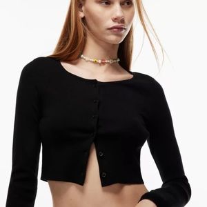 Aritzia Sunday Best - Izzy Cardigan Black Medium